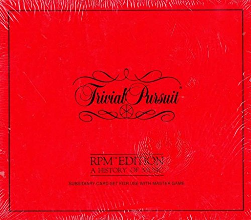 Trivial  Pursuit RPM Edition: A History of Music Subsidiary Card Set for Use with Master Game