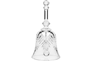 Godinger Crystal Bell Decorative Bell, Holiday Bell, Home Decor Accent, Display Bell