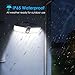 URPOWER Solar Lights Outdoor, Upgraded Two-Sided Illumination 80 LED Solar Lights Waterproof Wireless Security Solar Motion Sensor Light Outdoor Wall Light for Driveway Step Stair Pool Patio 2 Pack