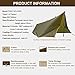 FREE SOLDIER Waterproof Portable Tarp Multifunctional Outdoor Camping Traveling Awning Backpacking Tarp shelter Rain Tarp