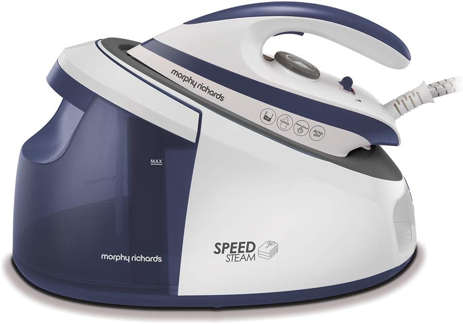 Morphy Richards SpeedSteam Steam Generator Iron, Non Stick Ceramic Soleplate, 240g Boost, 140g Output, 5.5 Bar Pressure
