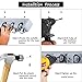 DiGiCare Broom Holder, Wall Mount Mop Holder Broom Hanger Organizer with 5 Ball Slots and 6 Hooks, Holds Up to 11 Tools for Kitchen, Bathroom, Garage