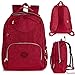 Oakarbo School Backpack Nylon Travel Daypack Multi-Pocket Schoolbag Laptop Sleeve