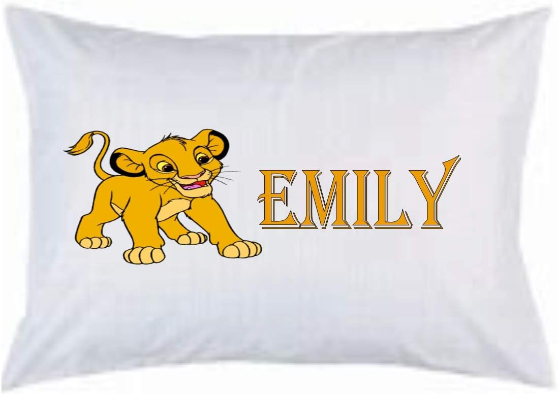 Personalised Simba (The lion King) Pillow case Great Birthday Amazon.co.uk Kitchen & Home
