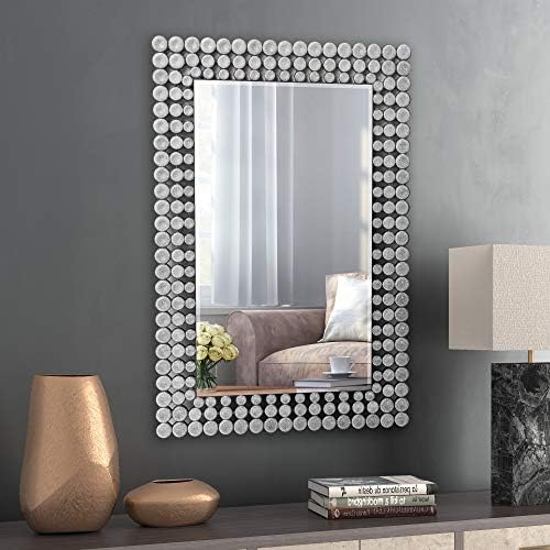 KOHROS Large Antique Wall Mirror Ornate Glass Framed Decor