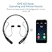 COULAX Bluetooth Headphones CX07 Magnetic  Wireless Neckband Headset Waterproof Stereo In-Ear Earbuds with Mic (10 Hours Playtime, CVC 6.0 Noise Cancelling,Silicone Gel Surface)
