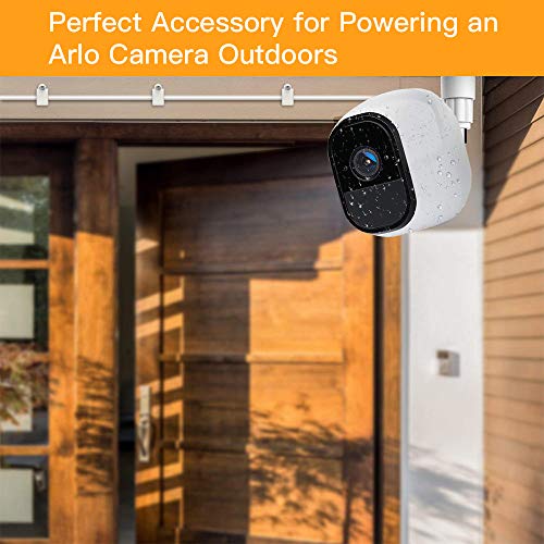 FARSAIL 30 Feet / 9M Arlo Cable and Arlo Battery Charger Adapter Compatible with Arlo Pro & Arlo Pro 2 and Arlo GO, Outdoor Indoor Arlo Power Cables