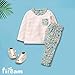 Fiream Girls Autumn Cute Print Long Sleeve Clothing Set(142TZ,2T)