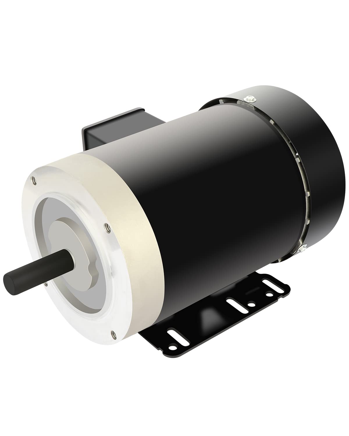 Photo 1 of Electric Motor, 1HP Air Compressor Motor, 1725 RPM General Purpose Motor, Three Phase Motor 56C Frame 5/8" Shaft Diameter Rolled Steel Shell 60HZ 230V/460V TEFC
