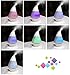 WNOSH 250mL Cool Mist Humidifer Aromatherapy Water-soluble Essential Purifier Diffuser Air Humidifier with 7 Changing Colorful LED Lights Lamp for Home Office Yoga Spa Baby Bedroom