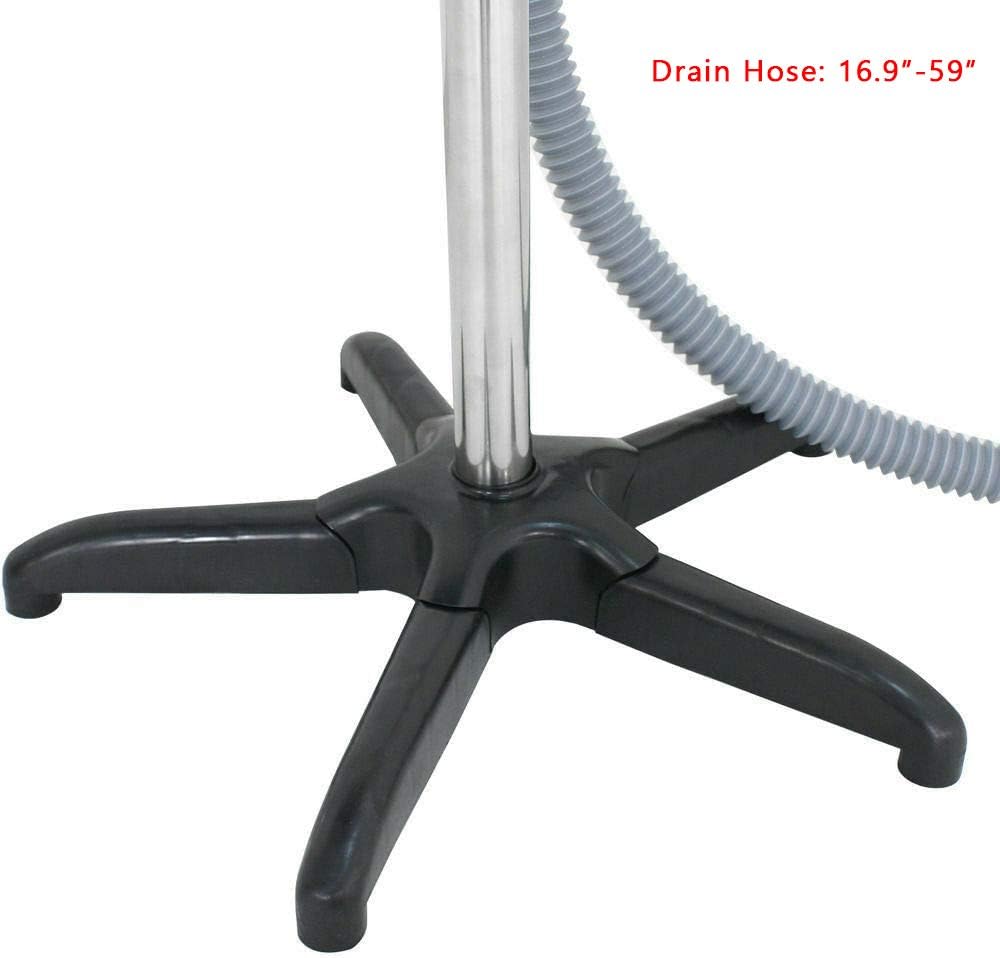 Hair Washing Sink, Portable Height Adjustable Shampoo Basin Wash Hair Bowl Hairdressing Salon Sink Basin for Barber Shop Beauty Salon Spa Equipment: Kitchen & Dining