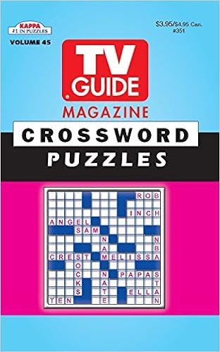 tv guide crossword puzzle book volume 45 kappa books publishers 9781559931885 amazon com books
