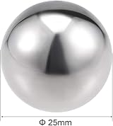 sourcing map 25mm Stainless Steel Hollow Ball - 4pcs Garden Decoration view 2