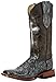Ferrini Mens Blaze Embroidered Square Toe Casual Boots Mid Calf - Brown