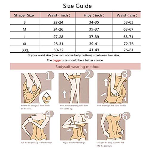 DIZTIE-Shapewear-Donna-Body-Shaper-Donna-Dimagrante-Seamless-Corsetto-Modellante-Piacevole-Modella-Tuta-con-Gancio-Bustino-Donna-Shaping-Body-con-Nylon-e-Elastane