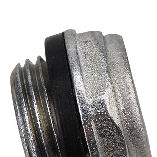 CNBTR Metal 26mm Dia Oil Level Sight Glass for Air Compressor G1/2" Threaded Pack of 2