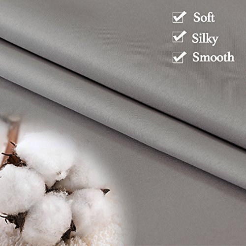 image for Flamingo P Full Blackout Energy Efficient Curtains Faux Silk Satin wit