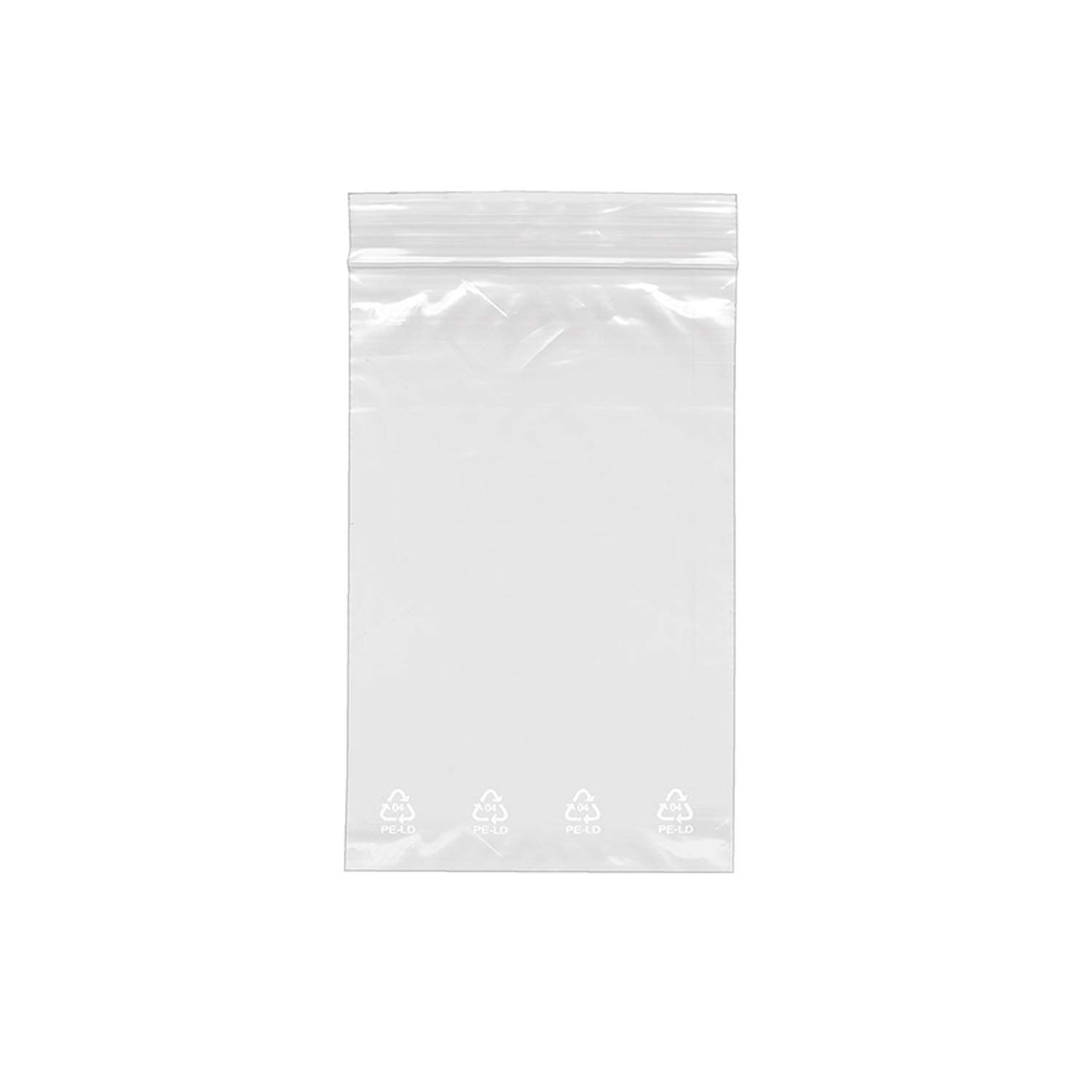 Veloflex 6703000 Pressure Seal Bags 100 x 150 mm PE Film 0.05 mm Transparent Pack of 100