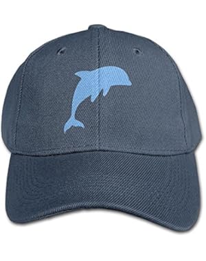 Dolphin children Hat Peaked Baseball Low Profile Cap Hats With Adjustable Strap