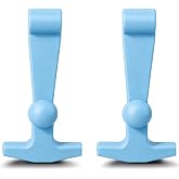 Poweka Cooler Latches Replacement for Yeti, RTIC, Lid Latch Parts(2 Pack) Compatible with Yeti Coolers T-Latches Made of Premium Hard Durable Rubber