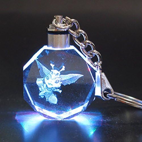 League of Legends LOL Heros Key Chain Keyring Crystal Pendant (Gnar)