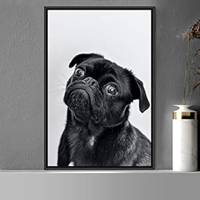 signwin Framed Canvas Wall Art High Contrast Portrait...