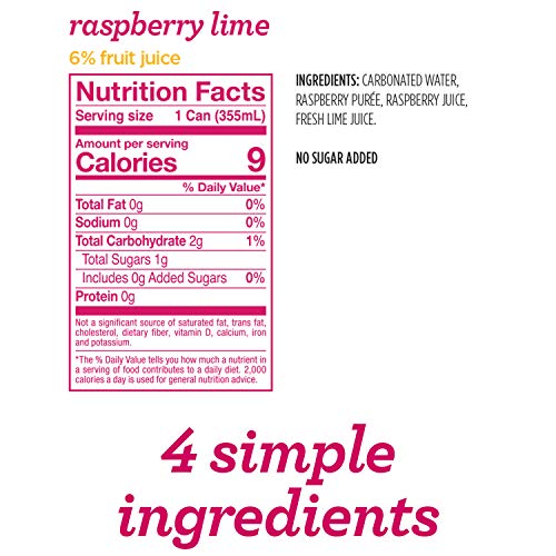 SPINDRIFT, SPARKLING WATER, RASPBERRY, 12 OZ (PACK OF 8)