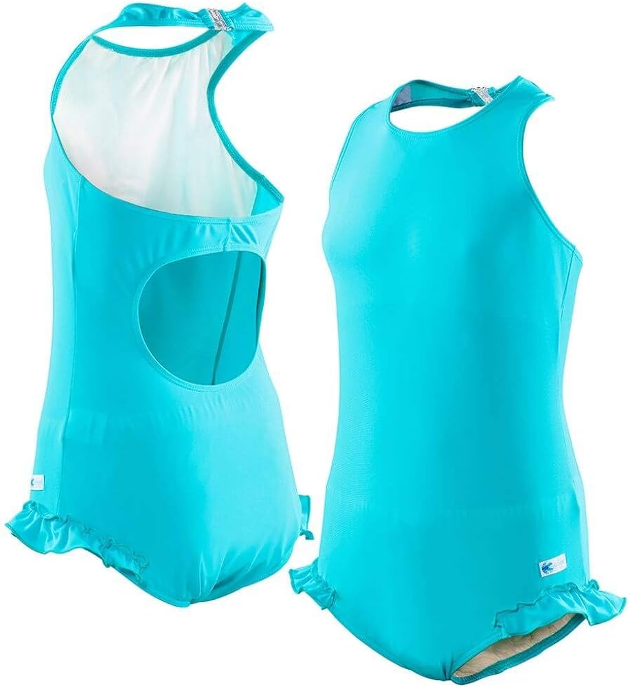 Girl's Designer Halterneck Incontinence Swimsuit Amazon.fr Sports et