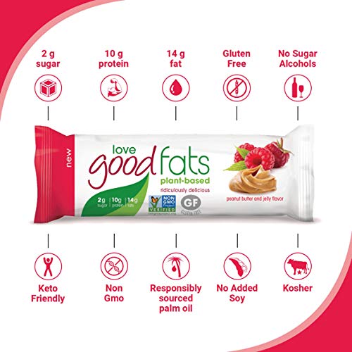 Love Good Fats Bars Plant Based Variety Pack KetoFriendly