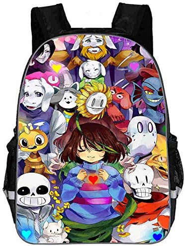 Undertale Sans Backpack, Student Bookbag Backpack School Bag For Boys Girls Kids Teenagers Game Fans