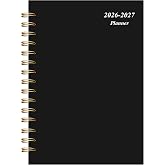 Academic Planner 2026-2027, July 2026-June 2027 Weekly and Monthly Planner Calendar, 5" x 8" School Planners for Teacher &amp; Student, Planning Agenda Book with Tabs - Black