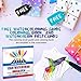 Premium Watercolor Marker Set of 21 By Nu-Tech | Brush Pens, Calligraphy, Adult Coloring Book, Manga, Fine Marker Tip | Mess Free Painting For All | Vibrant Colors and BONUSES | ASTM CERTIFIED