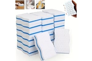 25 Pack Upgrade Melamine Sponge,3X Density Premium Magic Sponge Eraser,Multi-Purpose Cleaning Sponge-Kitchen, Bathroom, Kitch