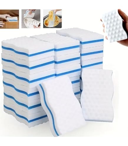 High Density Compressed Sponge Melamine Magic Cleaning Bulk Foam Eraser - View #8
