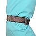 CTM® Satin Elastic Solid Color Adjustable Armband Sleeve Garter, Black