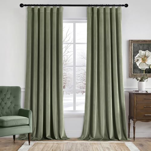MIULEE Velvet Blackout Curtains
