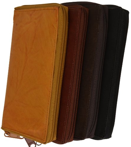 Ladies Wallet Checkbook Cover W/ Cowhide Leather #653CF