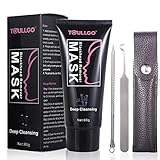 Charcoal Mask, Blackhead Peel Off Mask, Black Mask with tools, Premium Quality Mask Purifying Peel off Mask, Deep clean dead skin , remove blackheads/whiteheads/Acne/Oil control (60g)