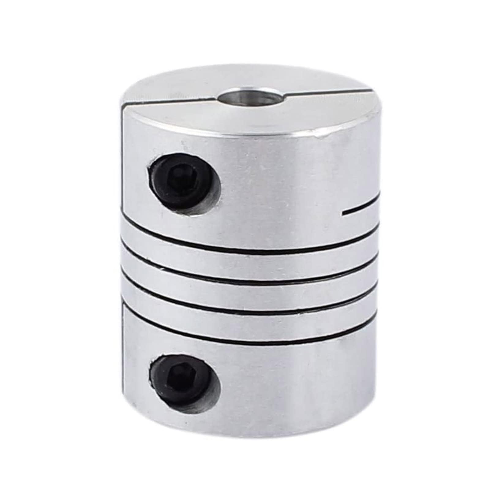 TA-VIGOR Shaft Coupling Flexible Coupler 6.35mm to 10mm, Motor Joint Connector D25mm x L30mm Aluminum Alloy