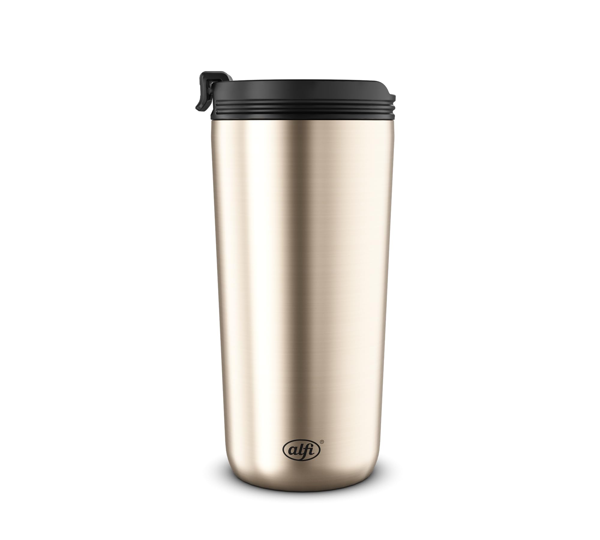 alfi ISO COFFEE MUG, gold champagner, Isolier-Trinkbecher 0,40 l, Kaffeebecher to go, spülmaschinenfest, BPA-frei, hält 4h heiß und 8h kalt, Becher für unterwegs