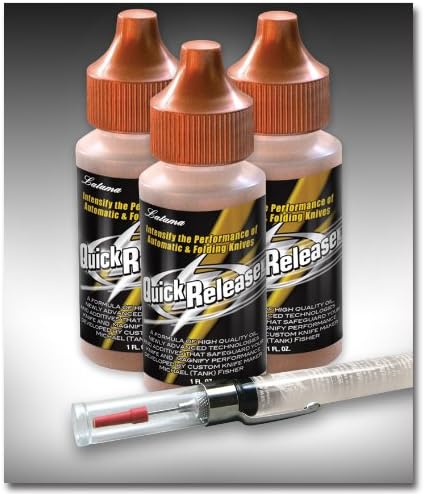 3 Bottles of Quick Release Oil Plus a Refillable Pen Precision Oiler. Cleans, Lubes, Protects.