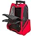 PETTOM Roll Around 4-in-1 Pet Carrier Travel Backpack Trolley for Dogs and Cats Easy Walk Travel Tote Airline Approved Redthumb 3