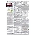 New York Labor Law Posters (Laminated) All-in-One State and Federal Approved, OSHA compliant Vertical 27