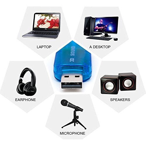 5-Pack-USB-20-to-3D-Audio-Sound-Card-Adapter-Virtual-51-Channel-Blue