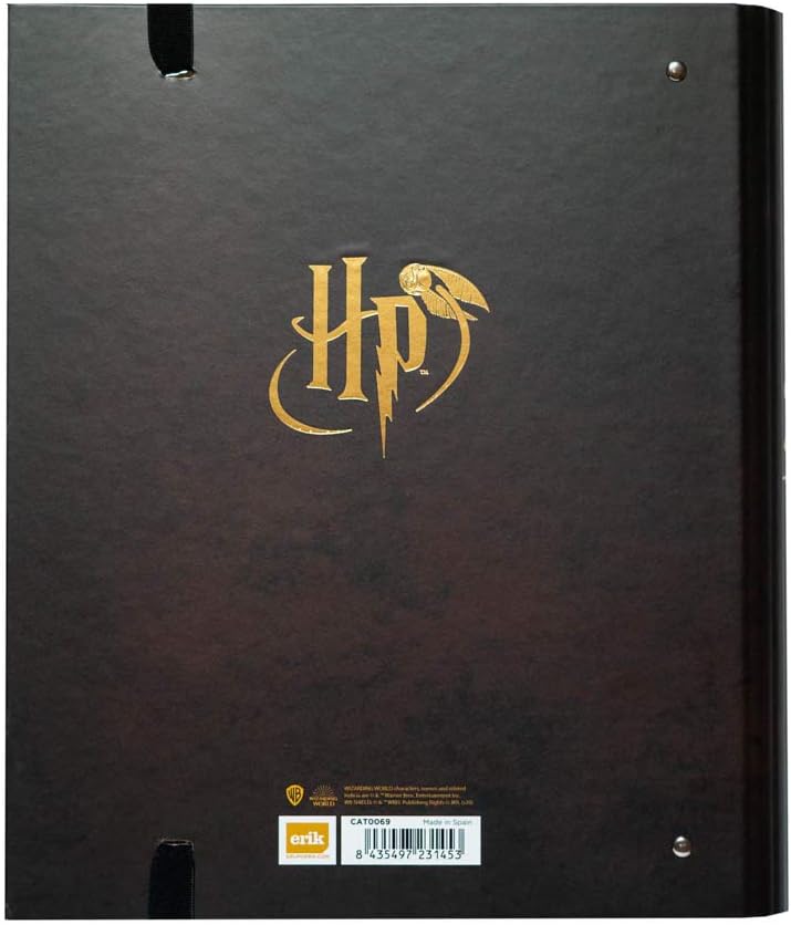 Grupo Erik Harry Potter 4 Ring Binder, Premium A4 Folder Ring Binder + 100 A4 Sheets + Dividers - Image 3