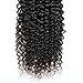 Allove Hair 6a 3bundles-pack 12 14 16inch Unprocessed Virgin Brazilian Kinkys Curly Hair Bundles Human Hair Extensions Weave 300g Natural Black