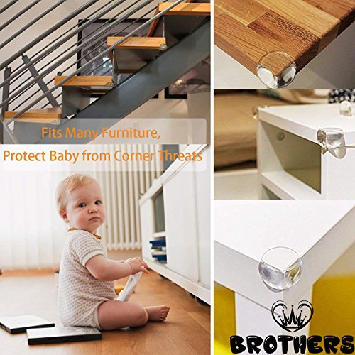 Corner Protector - Keep Babies from Sharp Edge of Table, Furniture and Desk - Best Baby Safety Corner Guards from Injuries - High Resistant Adhesive (20 Pack)