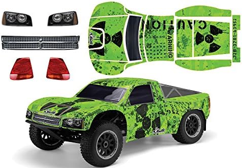 Designer Decal for Losi TEN-SCTE 1/10 (#LOSB8028) AMRRACING RC Kit - Meltdown - Black/Green