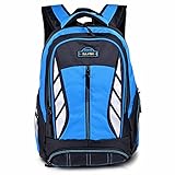 Vbiger New Style Backpack for Middle or Primary School Boys and Girls (Blue 2)
