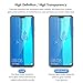 Qoosea Compatible with Huawei Y9 2019 Screen Protector [2 Pack] Ultra-Thin 2.5D 9H Anti Scratch Hardness Crystal HD Clear Scratch Resistant Tempered Glass Film for Huawei Y9 2019